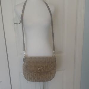 Michael Kors Tan/Brown Logo Crossbody Bag
